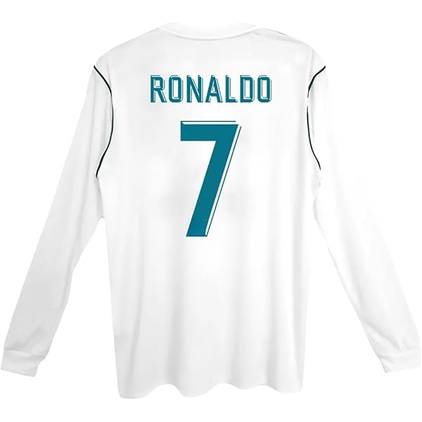 Amazon.com: Ronaldo #7 Long Sleeve 16/17 Soccer Jersey for Men Fan
